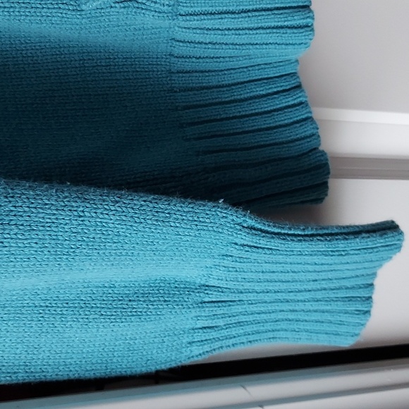 Prestwick & Moore long sleeve turtleneck sweater medium blue - Picture 3 of 9